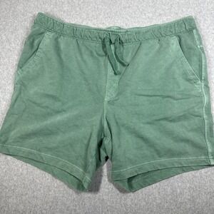 VRST Cotton Terry Shorts Size Men's XX-Large Green Drawstring Elastic Waistband